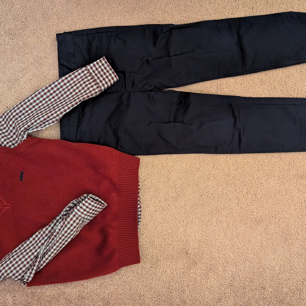 Andy & Evan Navy Chinos